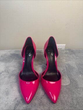 Mix No. 6 Dawnira Hot Pink Patent Leather Pumps - Size 6.5
